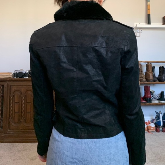 NWT Levis Suede // Leather Jacket - Picture 2 of 4